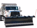 2025 Buyers Products Stainless Steel Municipal J-Plow - 10 Foot Blade (1662520301) - Image 1