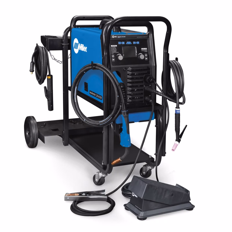 2025 Miller Electric Mfg. Multimatic® 220 AC/DC w/ Dual Cylinder Welding Cart (951000070) - Image 2