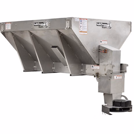 2026 Buyers Products 9 Ft. X 46 In. Electric Dual-Auger 304 Stainless Steel Spreader(14709F468211) - Image 1